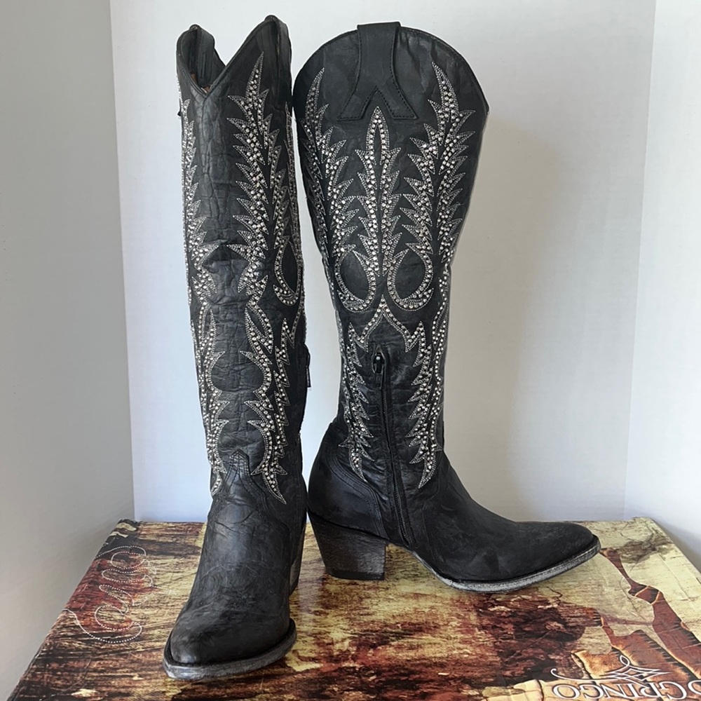 New Old Gringo Myra Crystal boot size 7